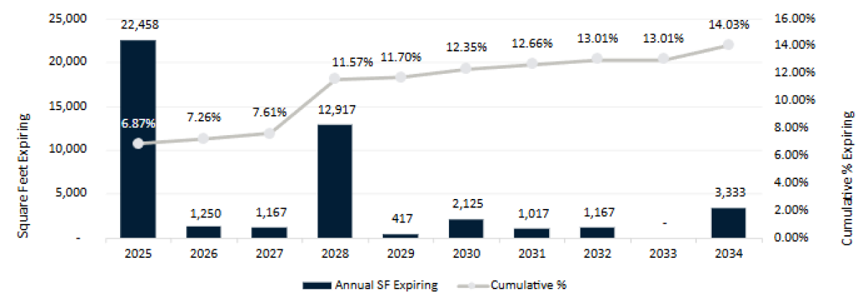 Lease expiration chart